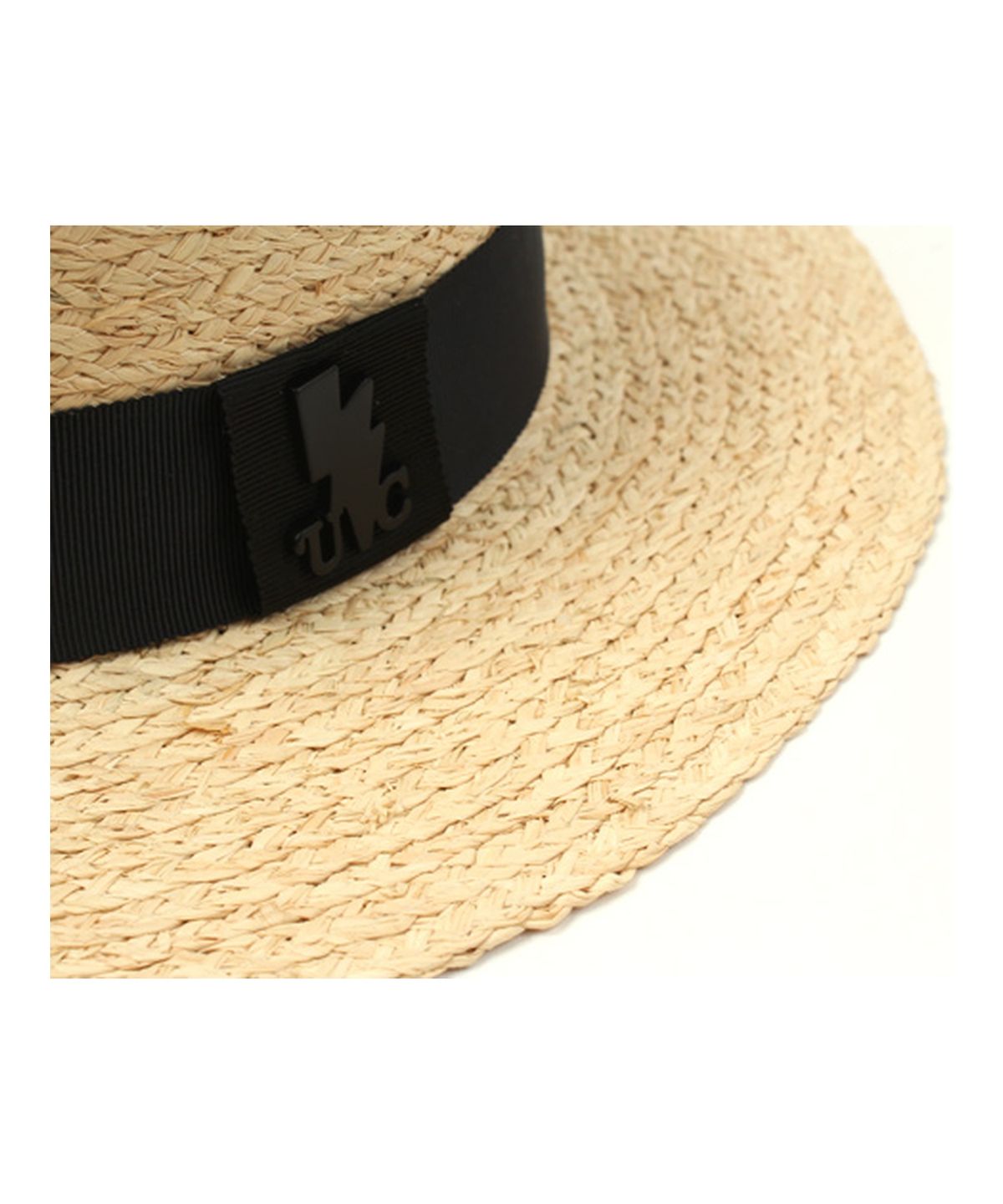 유니버셜 케미스트리(UNIVERSAL CHEMISTRY) BKMT Raffia Flat Fedora 라피아햇