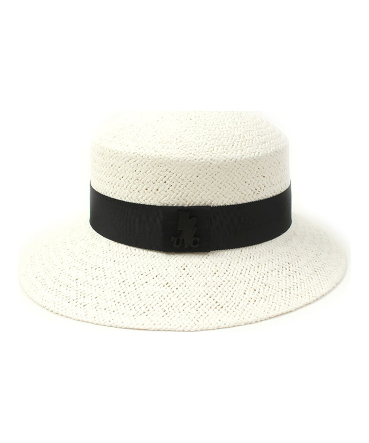 유니버셜 케미스트리(UNIVERSAL CHEMISTRY) Unbal White Panama Hat 파나마햇