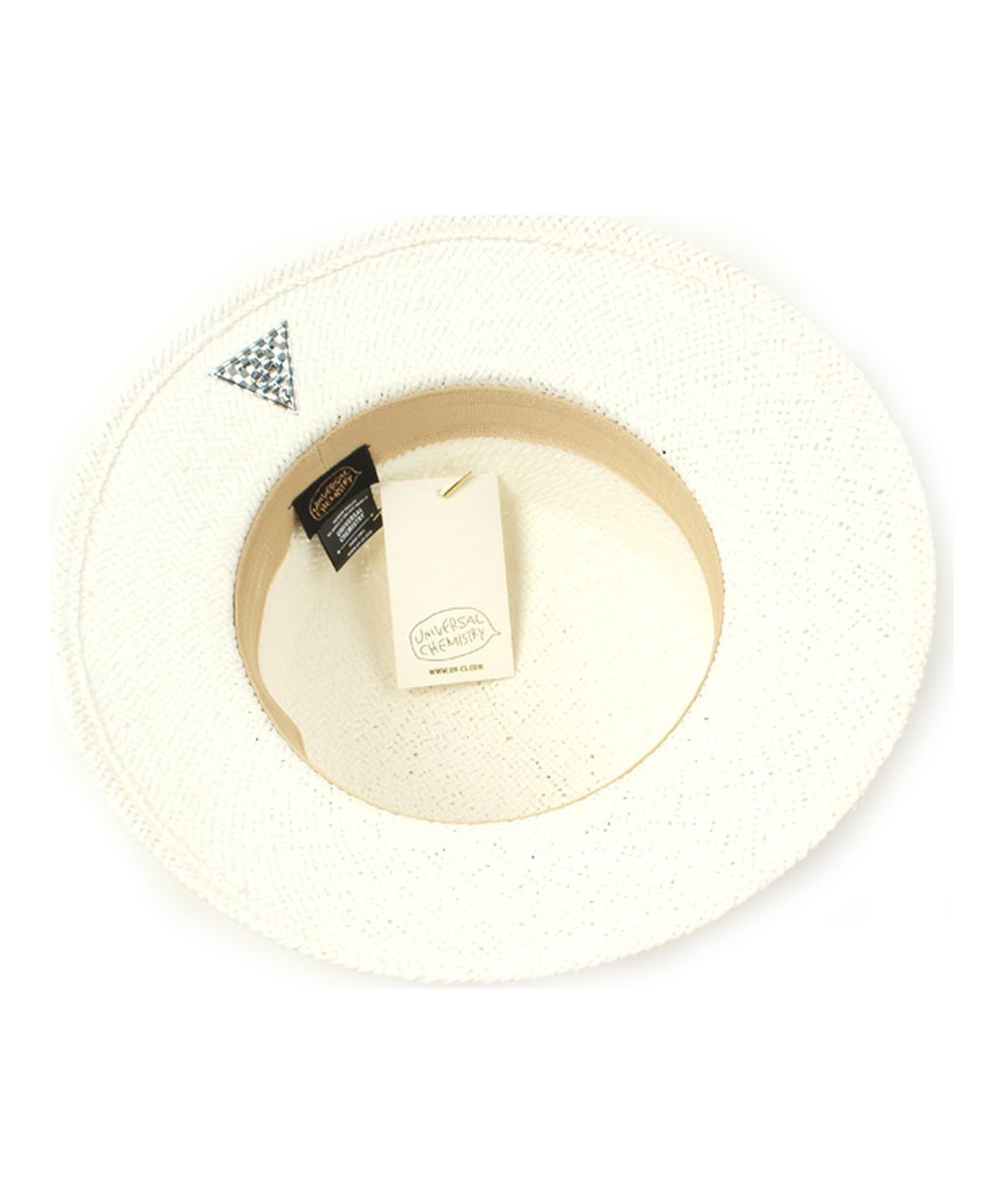 유니버셜 케미스트리(UNIVERSAL CHEMISTRY) Unbal White Panama Hat 파나마햇