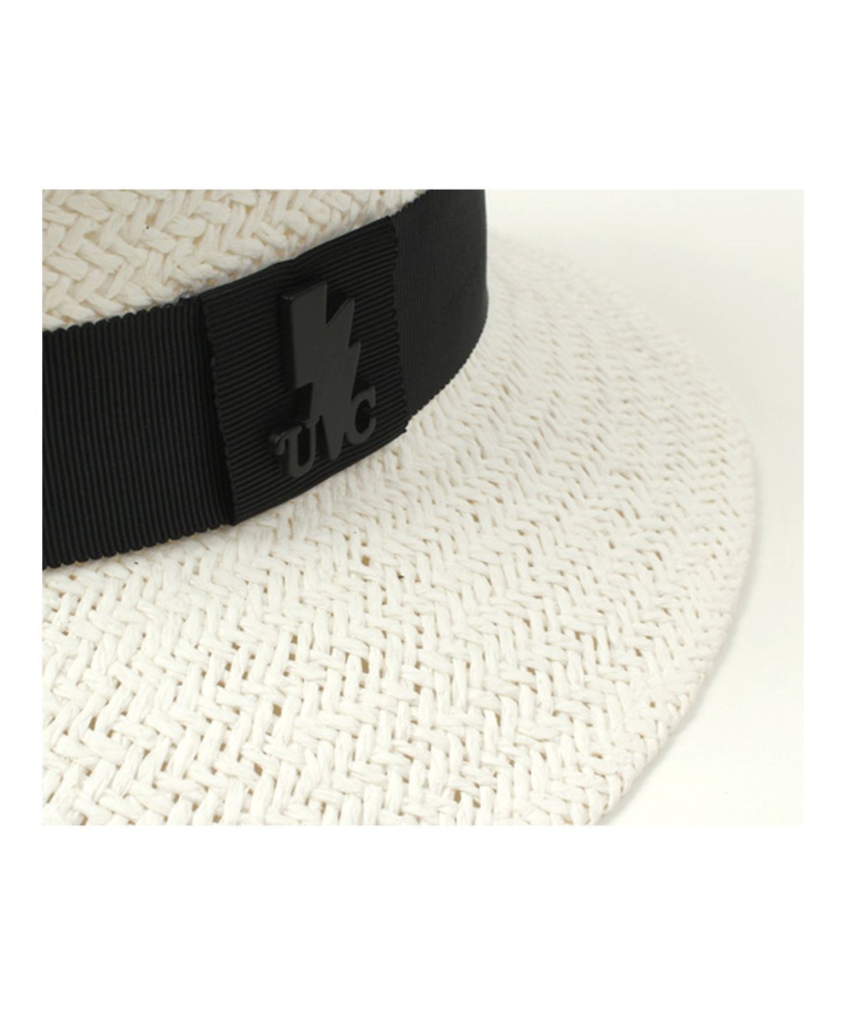 유니버셜 케미스트리(UNIVERSAL CHEMISTRY) Unbal White Panama Hat 파나마햇