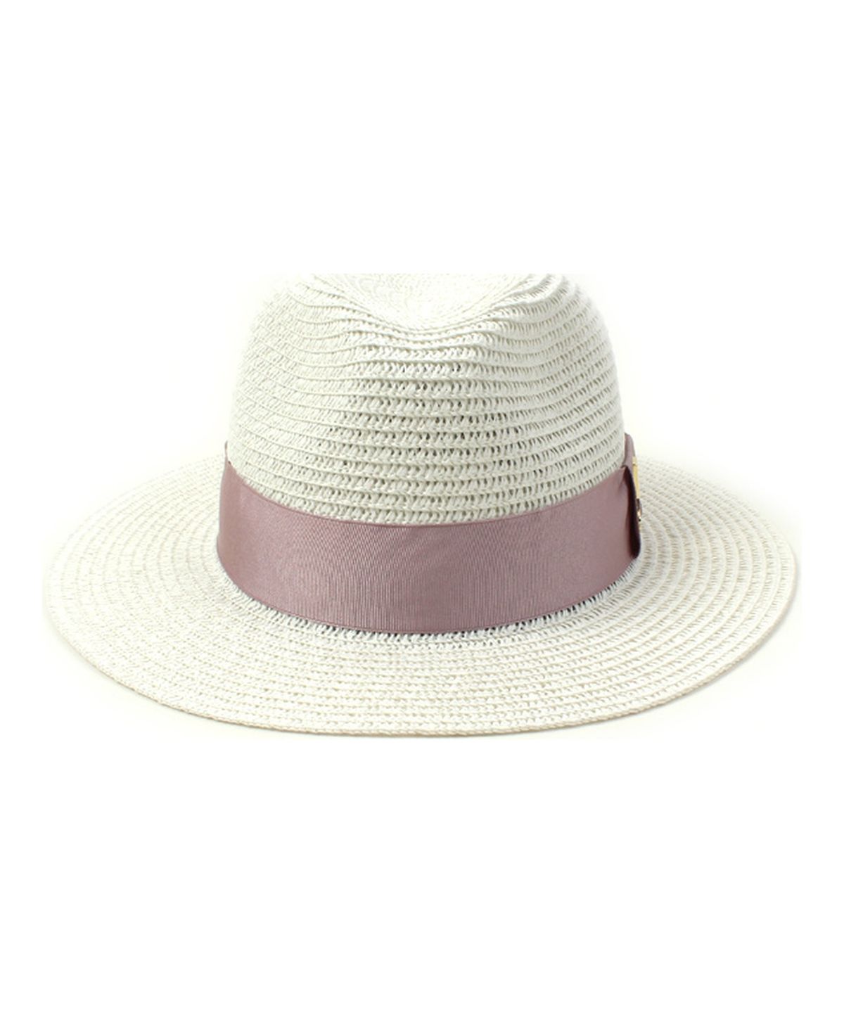 유니버셜 케미스트리(UNIVERSAL CHEMISTRY) Pink Line Summer White Fedora 여름페도라