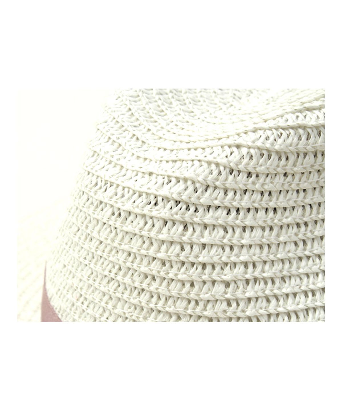 유니버셜 케미스트리(UNIVERSAL CHEMISTRY) Pink Line Summer White Fedora 여름페도라