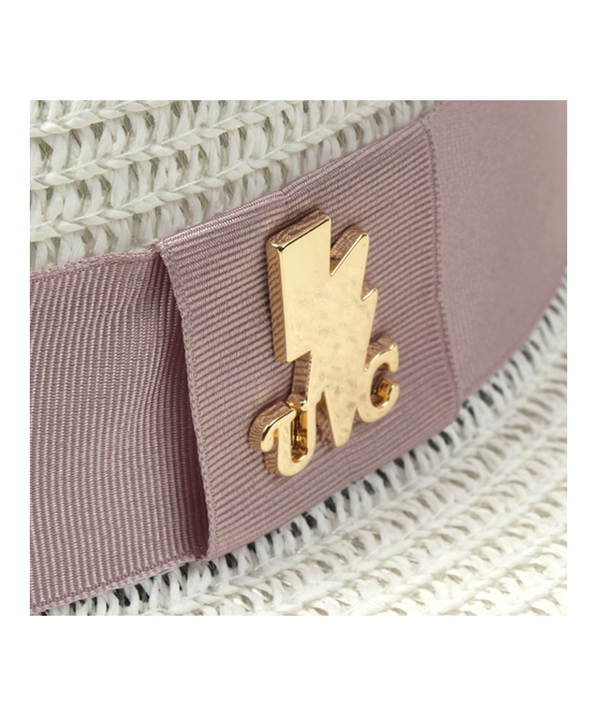 유니버셜 케미스트리(UNIVERSAL CHEMISTRY) Pink Line Summer White Fedora 여름페도라