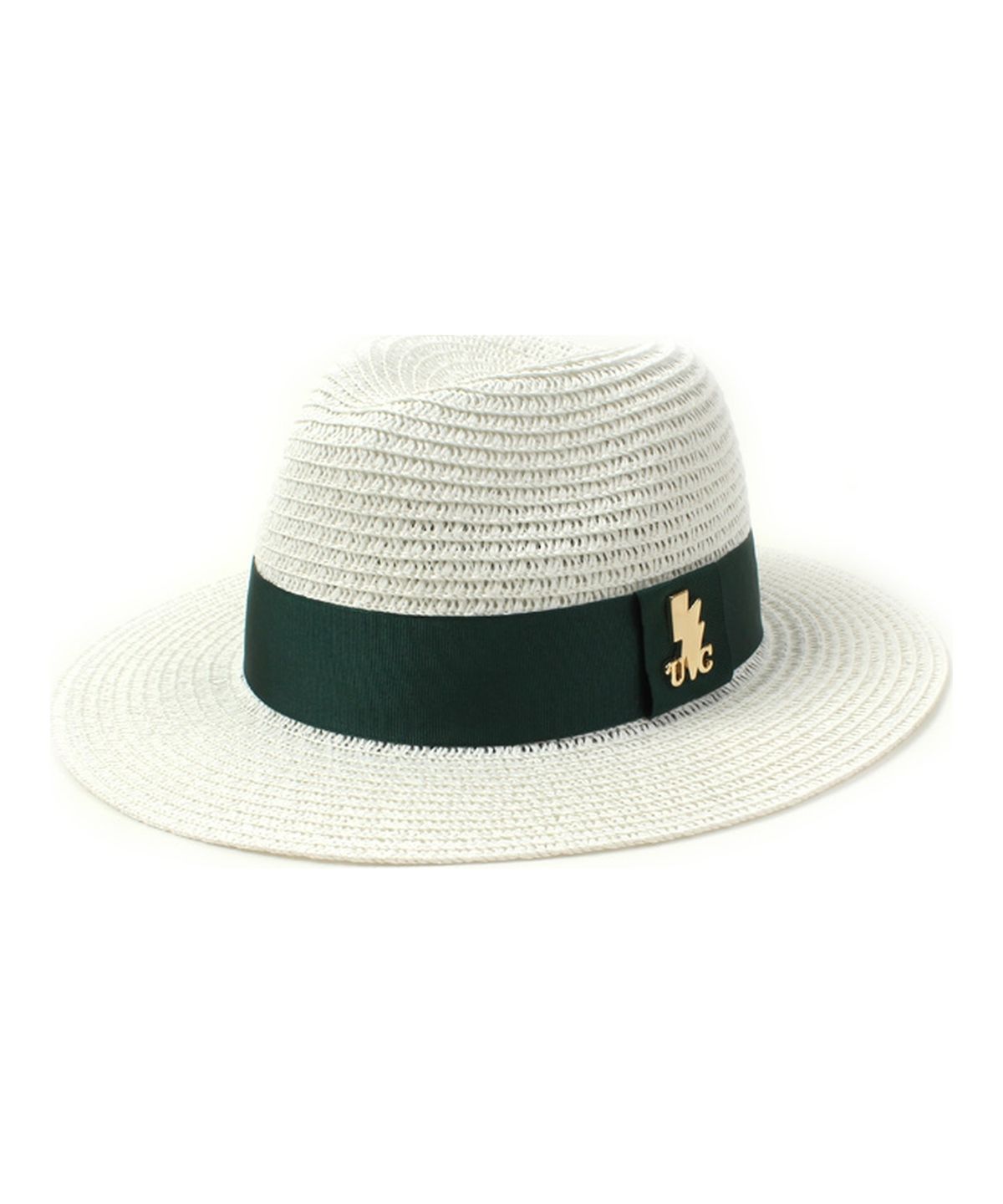 유니버셜 케미스트리(UNIVERSAL CHEMISTRY) Green Line Summer White Fedora 여름페도라