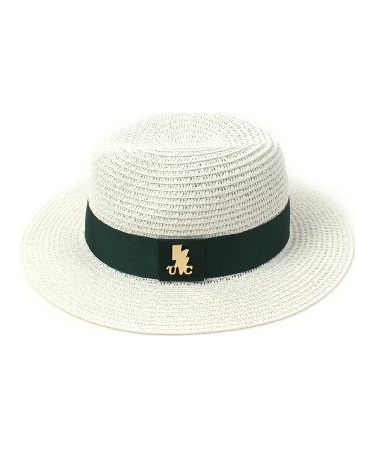 유니버셜 케미스트리(UNIVERSAL CHEMISTRY) Green Line Summer White Fedora 여름페도라
