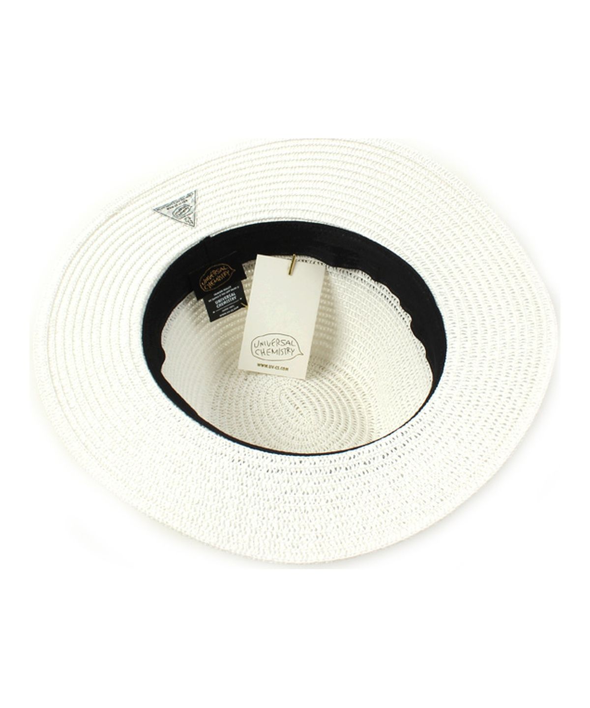 유니버셜 케미스트리(UNIVERSAL CHEMISTRY) Green Line Summer White Fedora 여름페도라