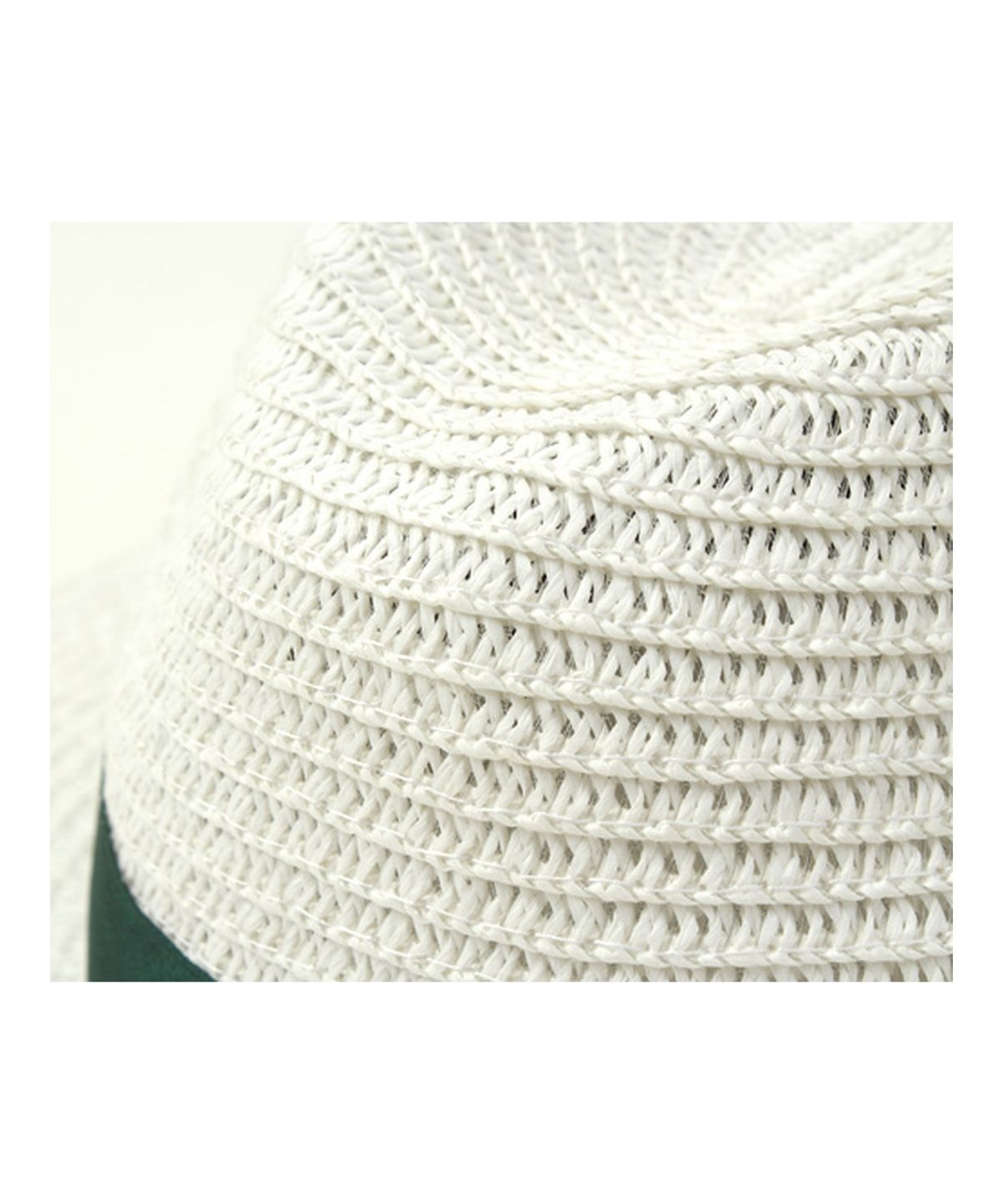 유니버셜 케미스트리(UNIVERSAL CHEMISTRY) Green Line Summer White Fedora 여름페도라