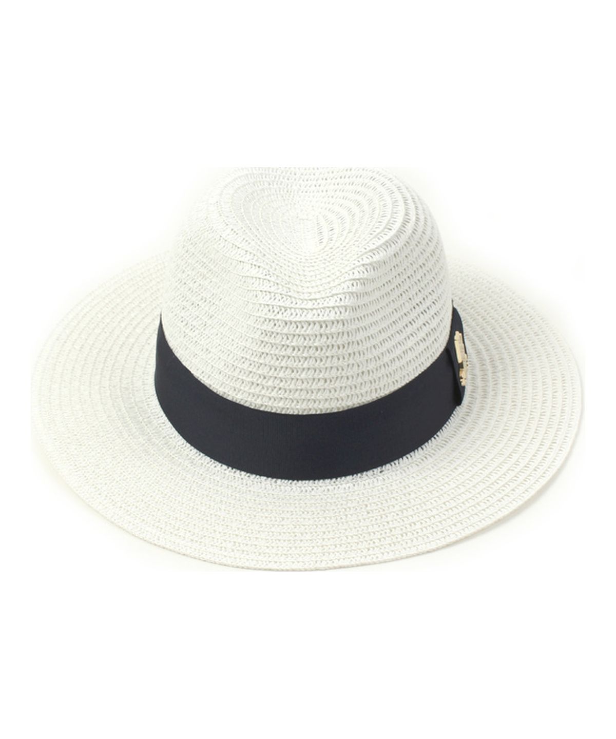 유니버셜 케미스트리(UNIVERSAL CHEMISTRY) Navy Line Summer White Fedora 여름페도라