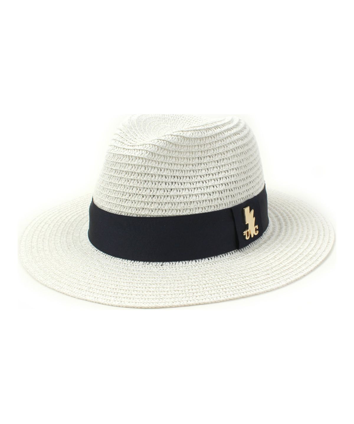 유니버셜 케미스트리(UNIVERSAL CHEMISTRY) Navy Line Summer White Fedora 여름페도라