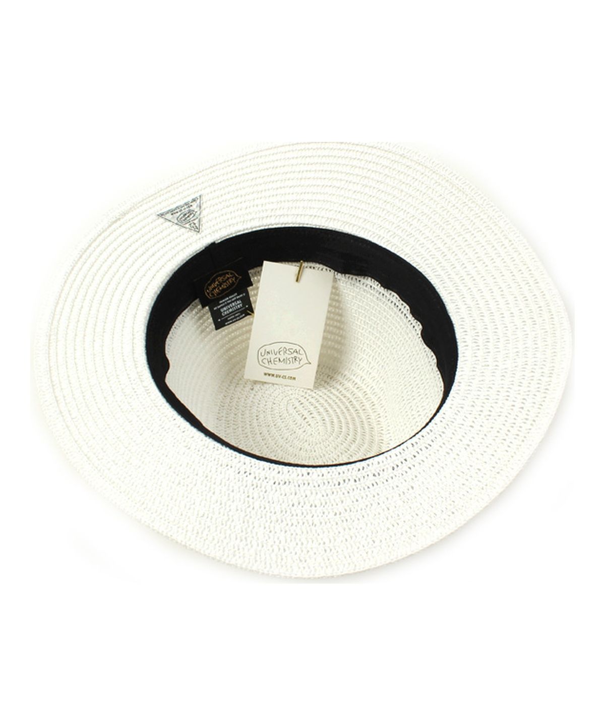 유니버셜 케미스트리(UNIVERSAL CHEMISTRY) Navy Line Summer White Fedora 여름페도라
