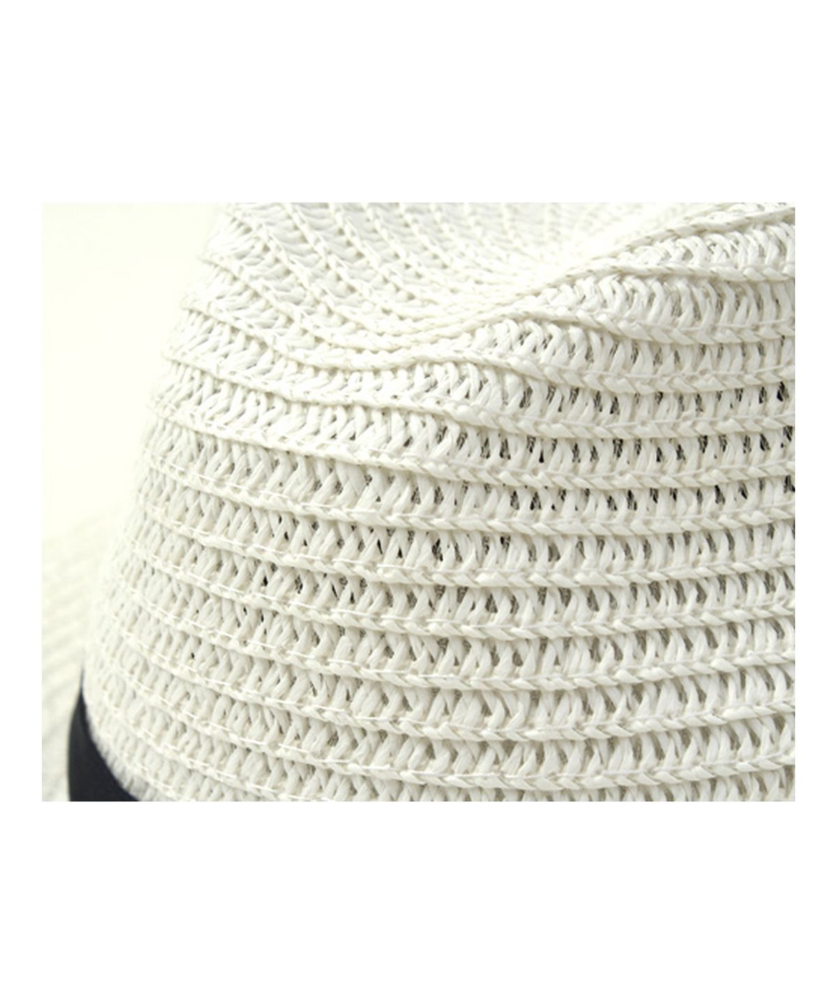 유니버셜 케미스트리(UNIVERSAL CHEMISTRY) Navy Line Summer White Fedora 여름페도라