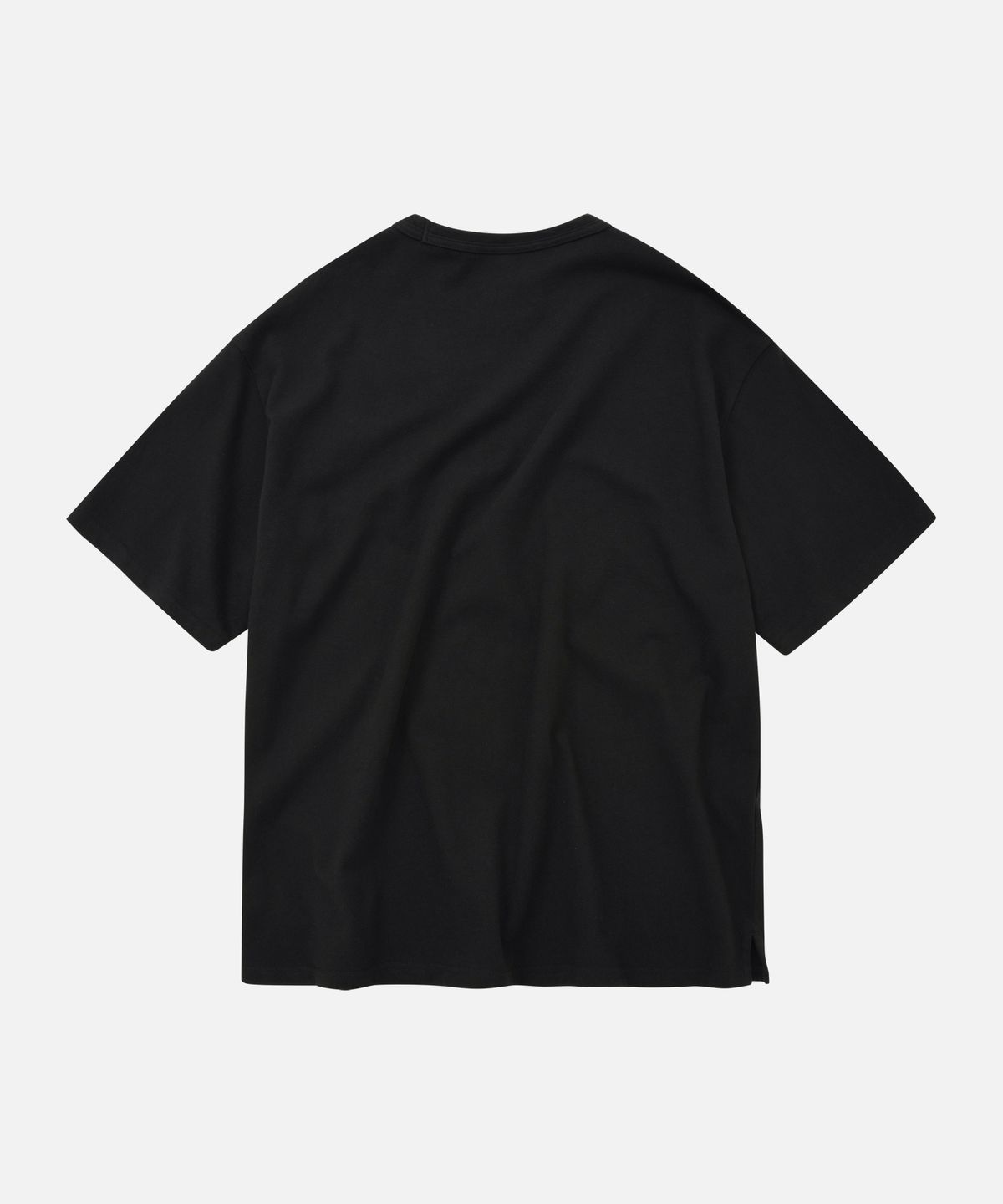 프리즘웍스(FRIZMWORKS) OG DOUBLE RIB OVERSIZED TEE _ BLACK