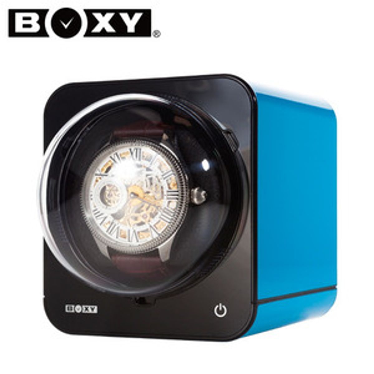 박시(BOXY) 워치와인더 F-BWS-S(BL) 블루 어댑터미포함