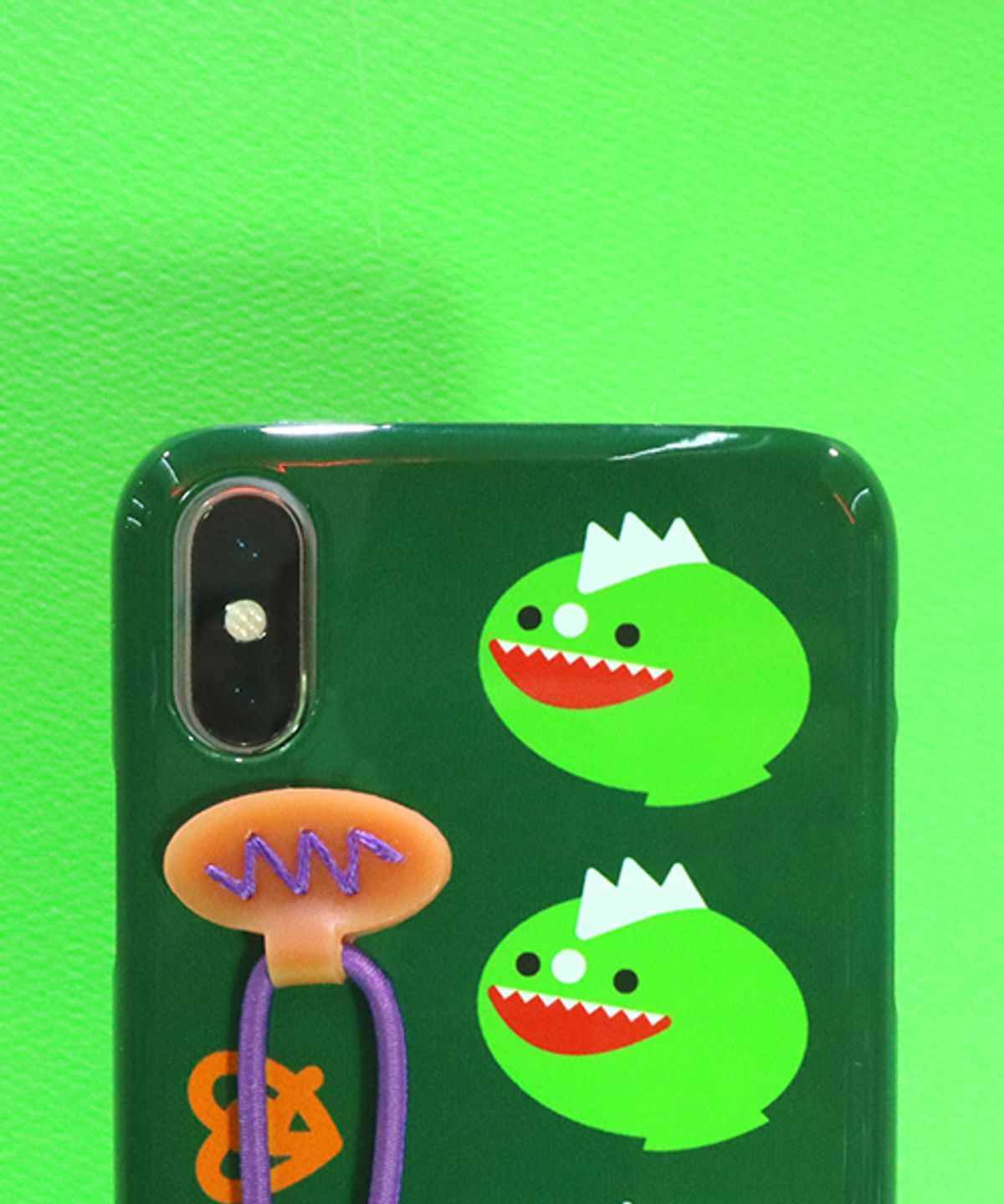 세컨드유니크네임(SECOND UNIQUE NAME) SUN CASE STRING GLOSSY DEEP GREEN