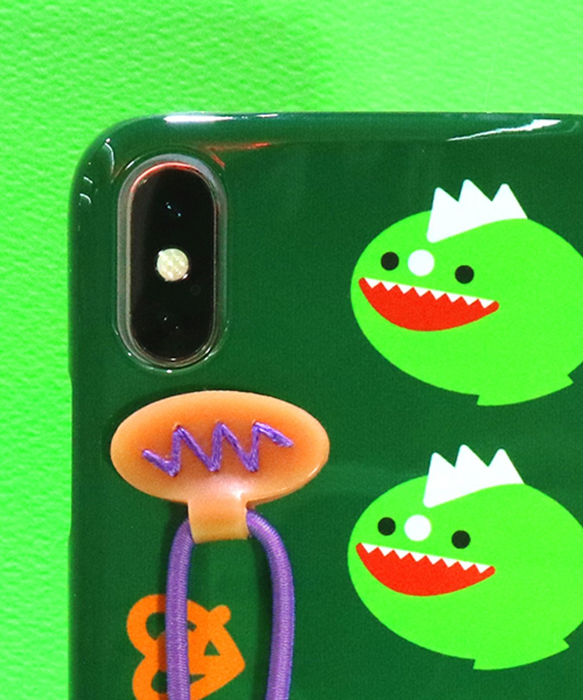 세컨드유니크네임(SECOND UNIQUE NAME) SUN CASE STRING GLOSSY DEEP GREEN