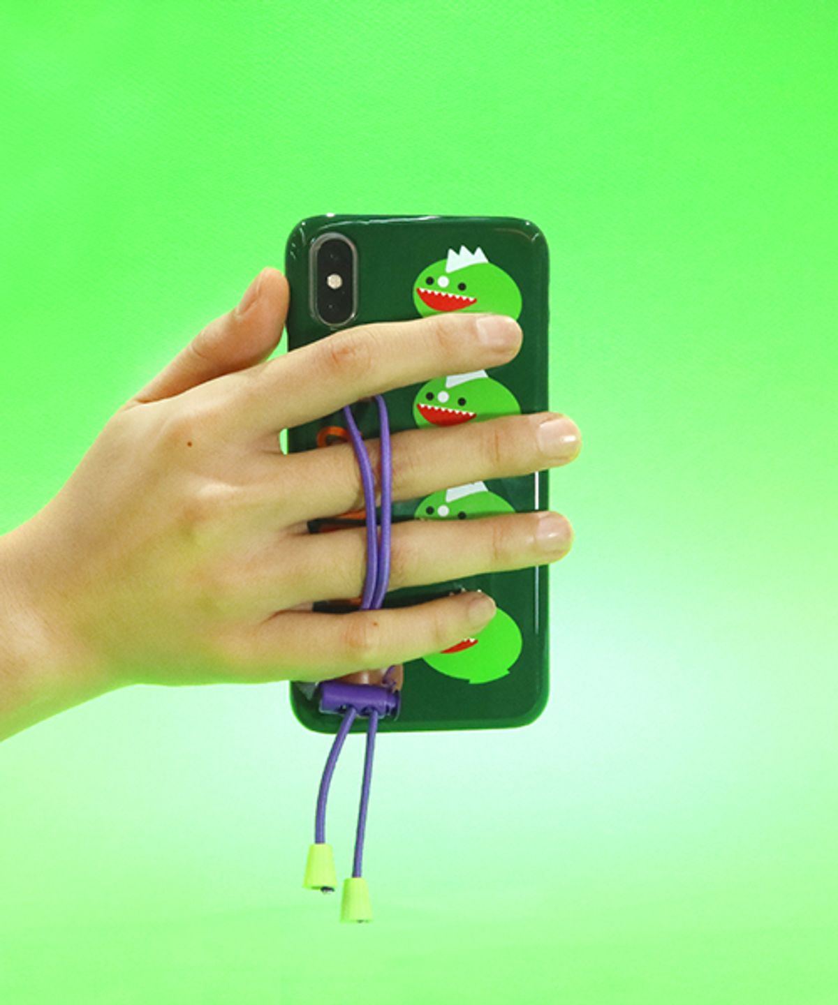 세컨드유니크네임(SECOND UNIQUE NAME) SUN CASE STRING GLOSSY DEEP GREEN