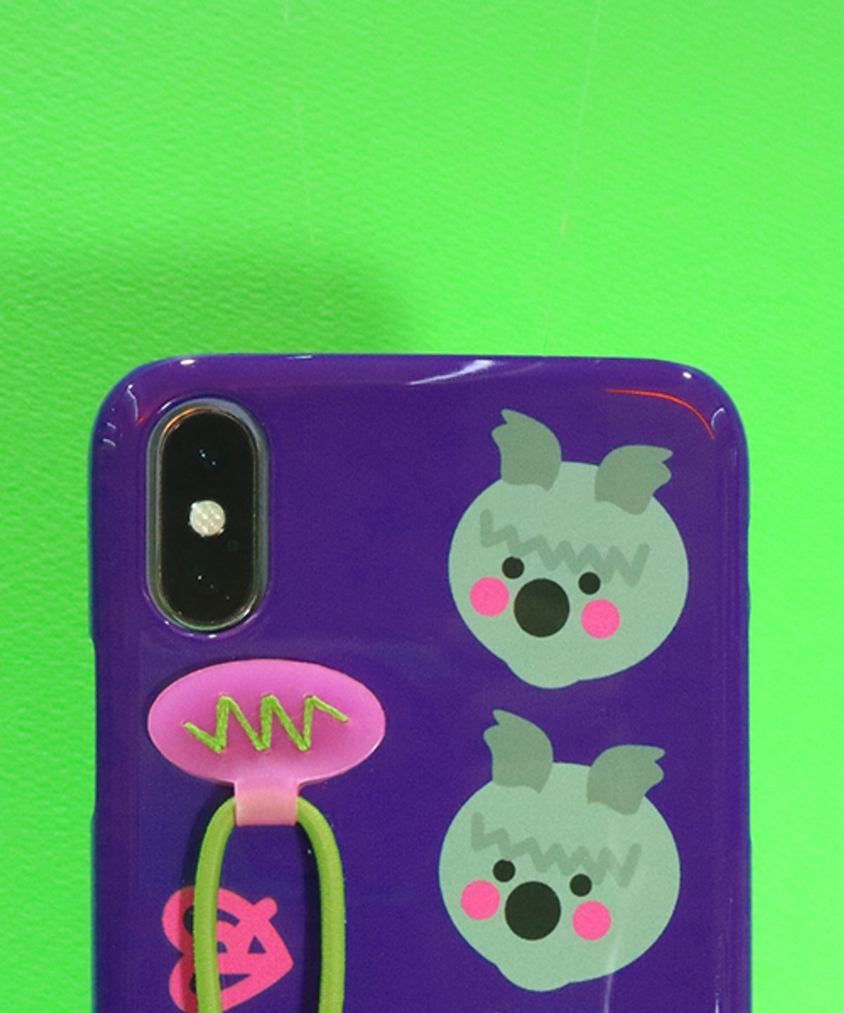 세컨드유니크네임(SECOND UNIQUE NAME) SUN CASE STRING GLOSSY INDIGO PURPLE