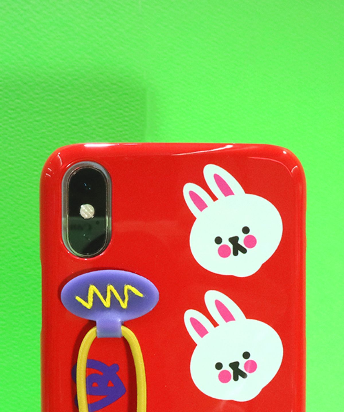 세컨드유니크네임(SECOND UNIQUE NAME) SUN CASE STRING GLOSSY RED