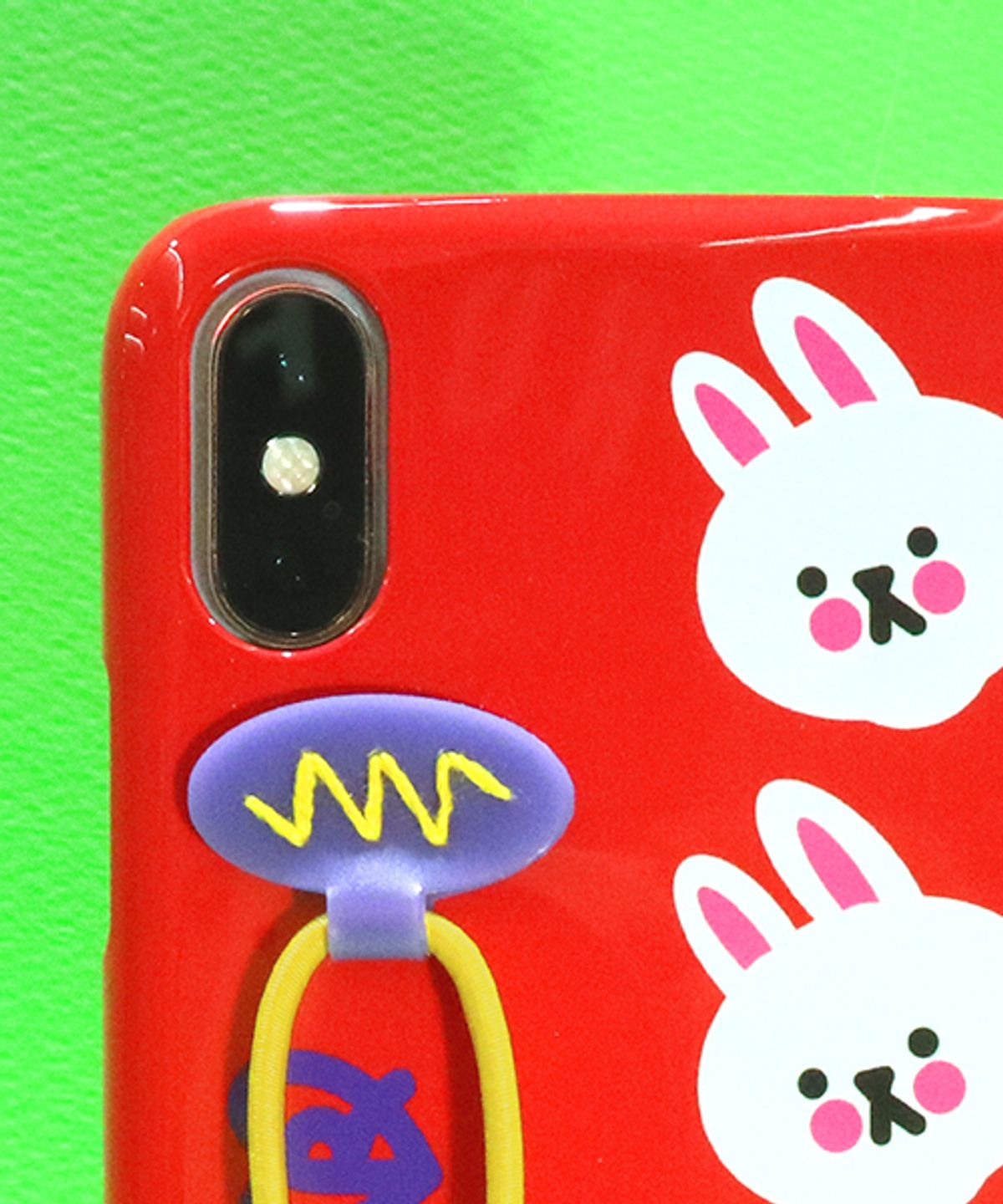 세컨드유니크네임(SECOND UNIQUE NAME) SUN CASE STRING GLOSSY RED