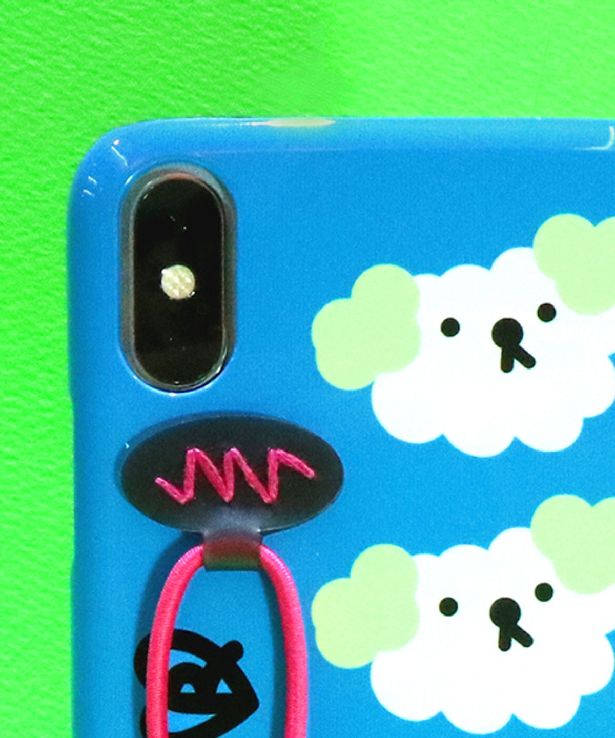 세컨드유니크네임(SECOND UNIQUE NAME) SUN CASE STRING GLOSSY SKY BLUE