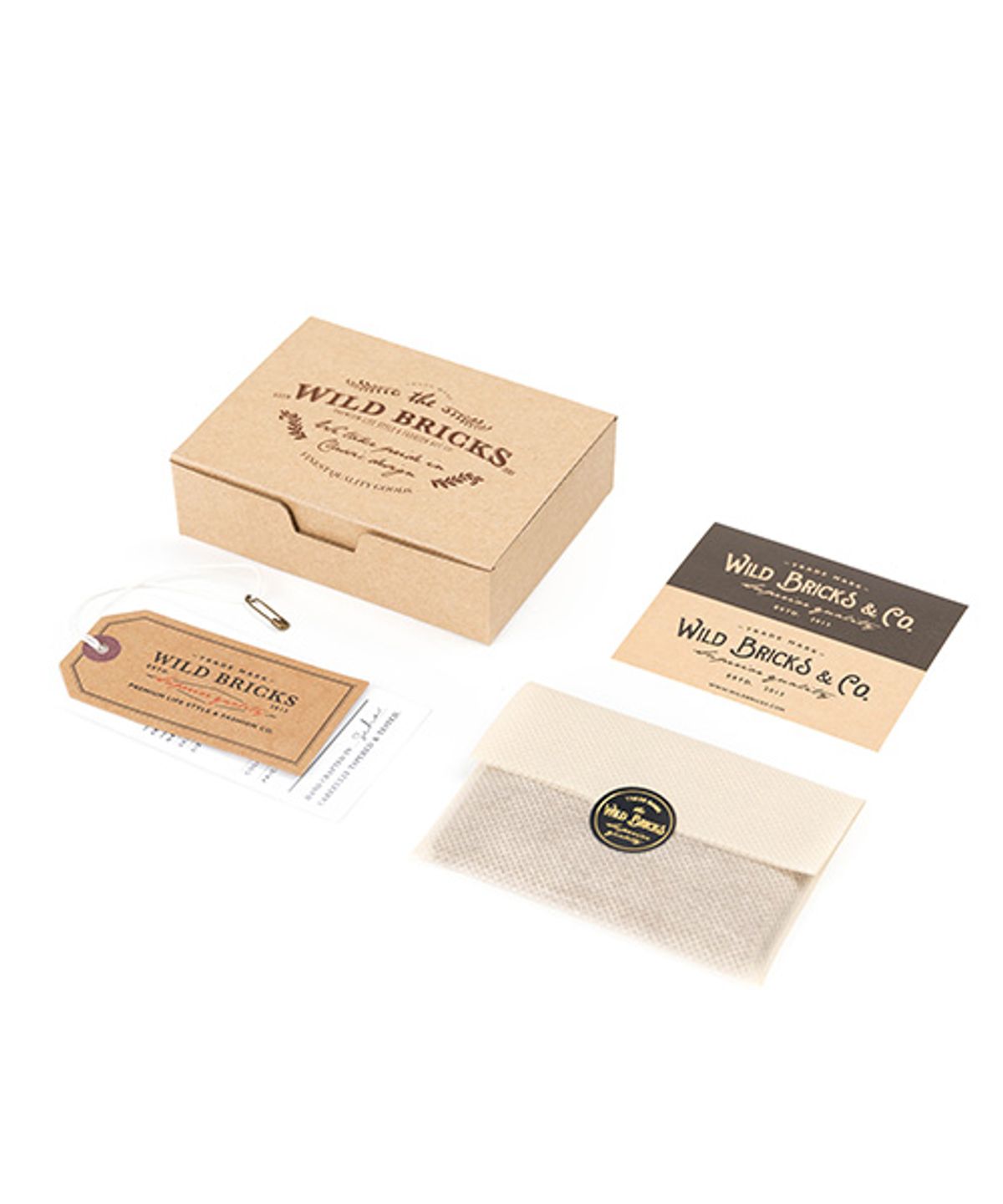 와일드 브릭스(WILD BRICKS) WB CARD CASE (dark brown)