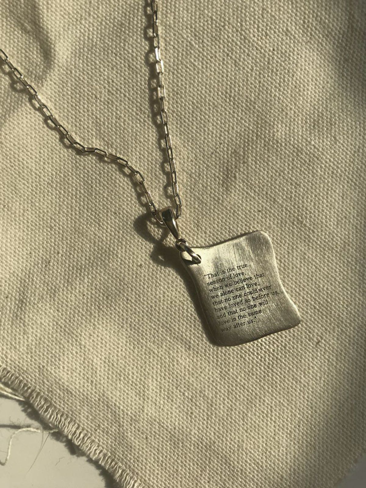 스튜디오 슬몃(STUDIO SELMYEOT) Page Necklace (Engraving)