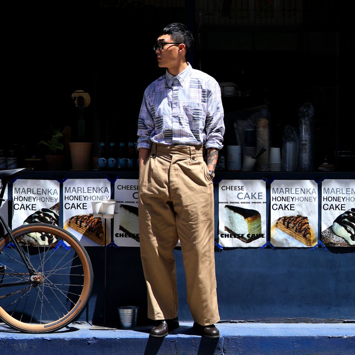 와이엠씨엘케이와이(YMCL KY) Australia 1960s Gurkha Pants - Khaki
