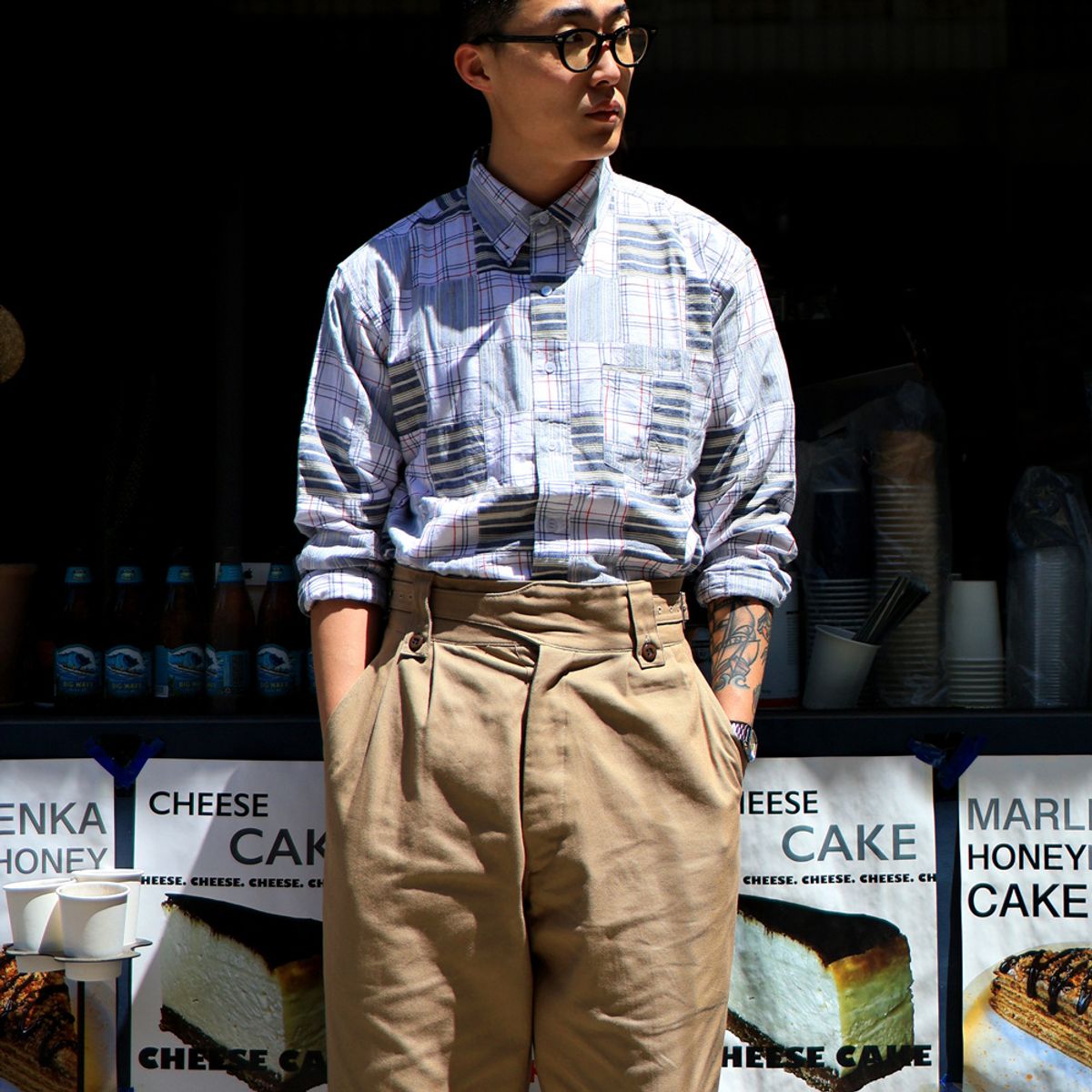 와이엠씨엘케이와이(YMCL KY) Australia 1960s Gurkha Pants - Khaki