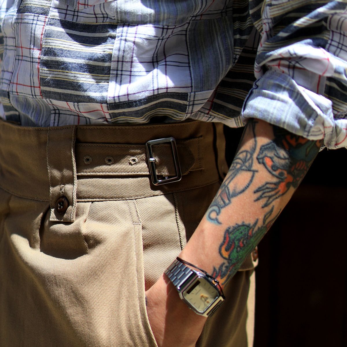 와이엠씨엘케이와이(YMCL KY) Australia 1960s Gurkha Pants - Khaki