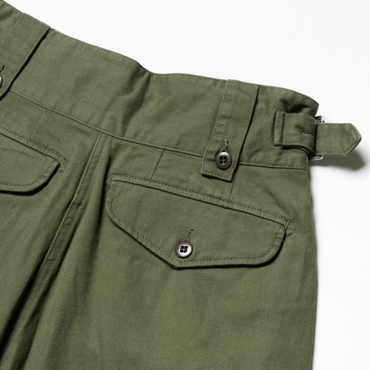 와이엠씨엘케이와이(YMCL KY) Australia 1960s Gurkha Pants - Olive