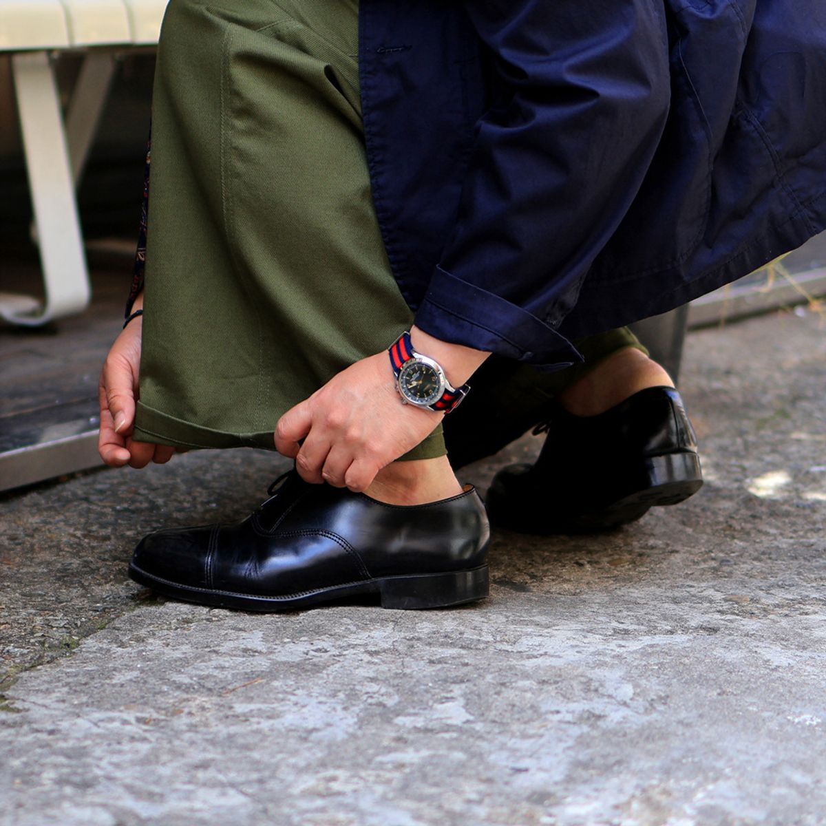 와이엠씨엘케이와이(YMCL KY) Australia 1960s Gurkha Pants - Olive