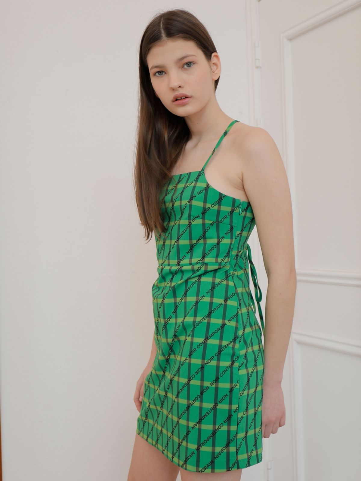 느와(NOIR) Logo Print Dress