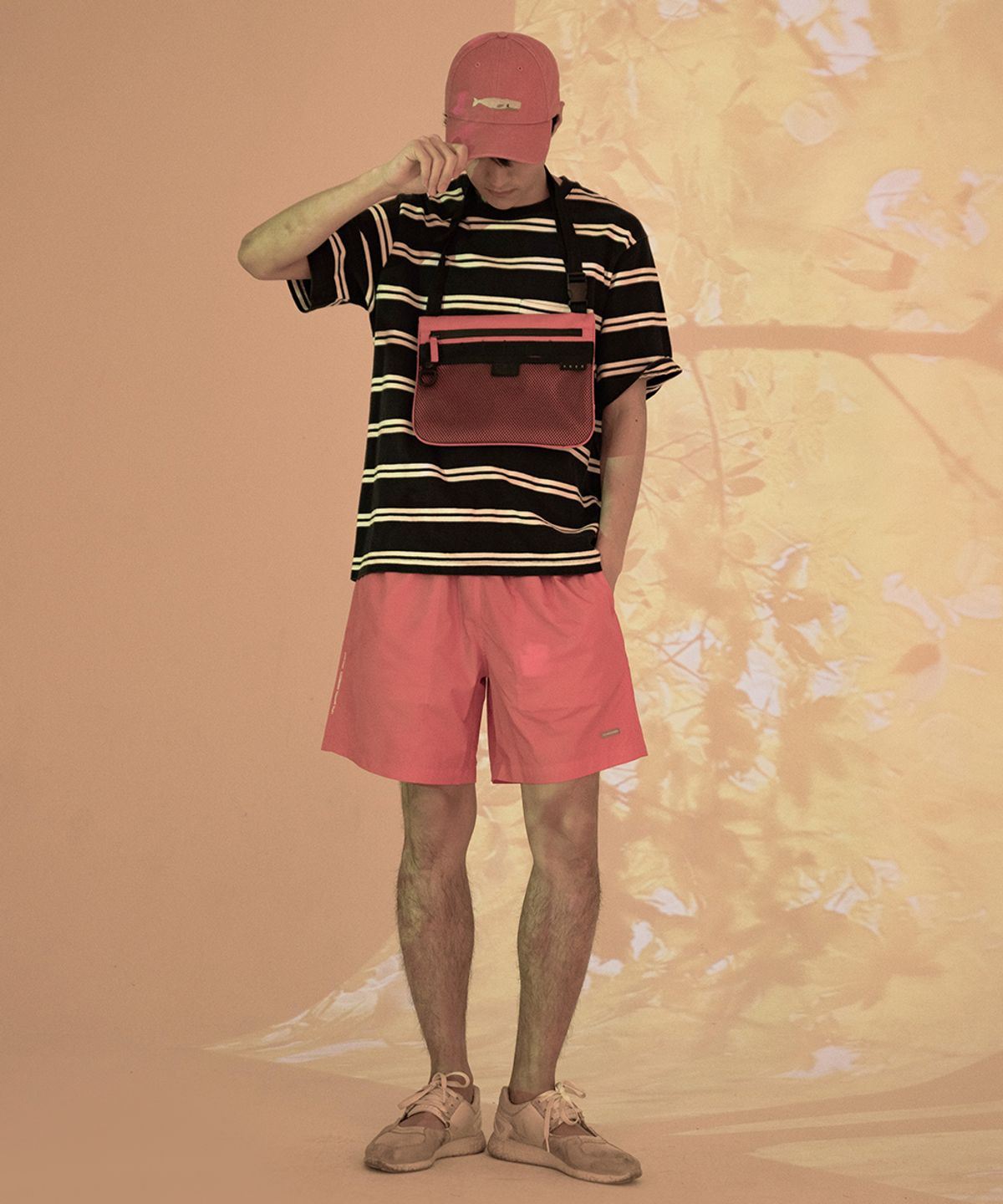 에이지 그레이(AGED GRAY) 키링사코슈(레드)