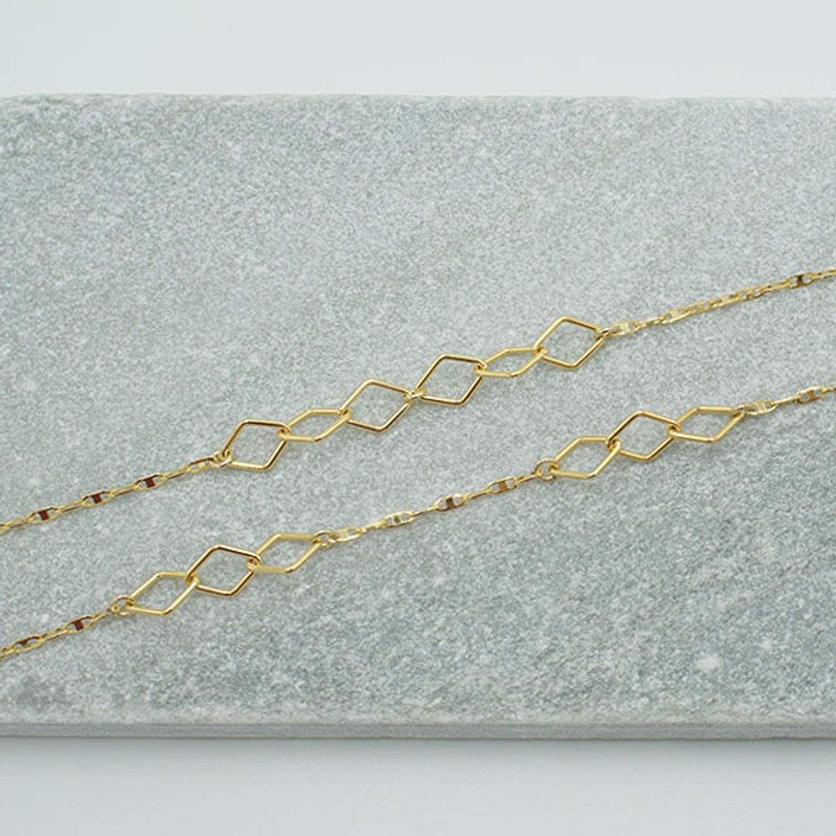 트레쥬(TREAJU) Mini diamond link surgical glasses chain