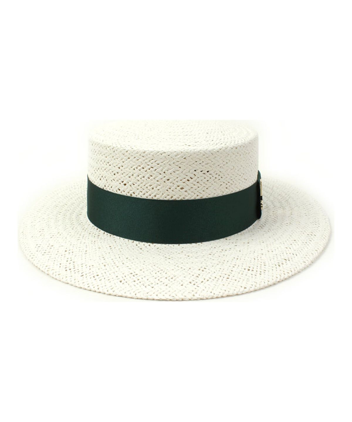 유니버셜 케미스트리(UNIVERSAL CHEMISTRY) Green Line White Panama Hat 파나마햇