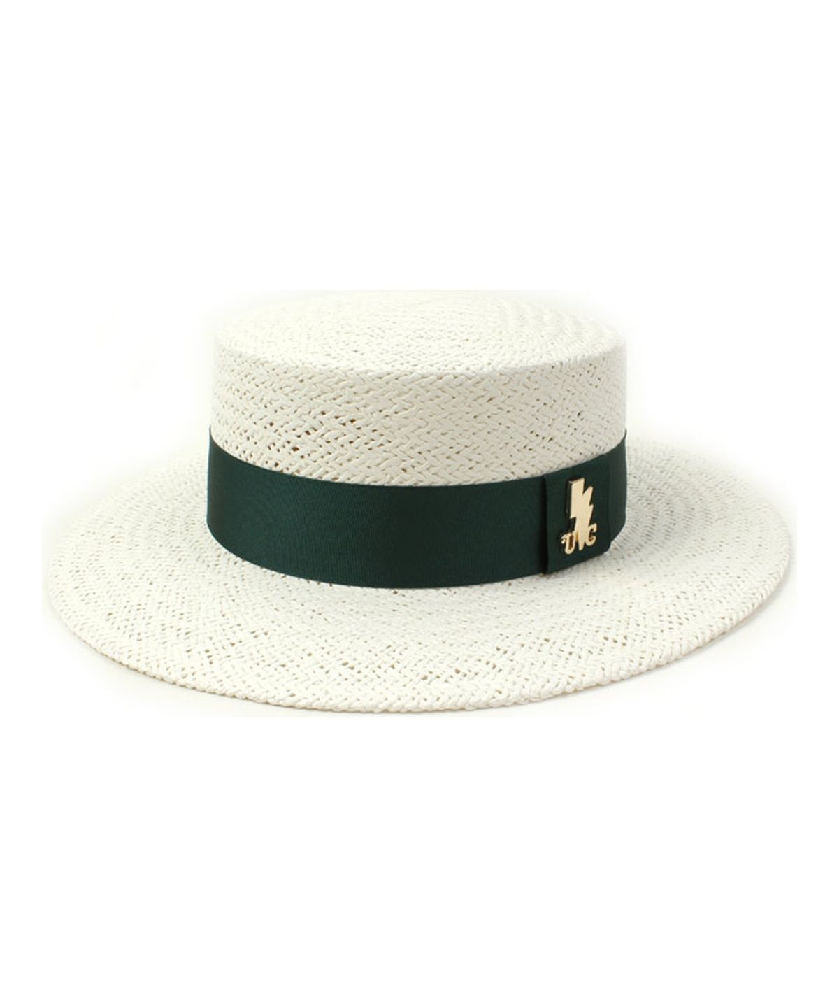 유니버셜 케미스트리(UNIVERSAL CHEMISTRY) Green Line White Panama Hat 파나마햇
