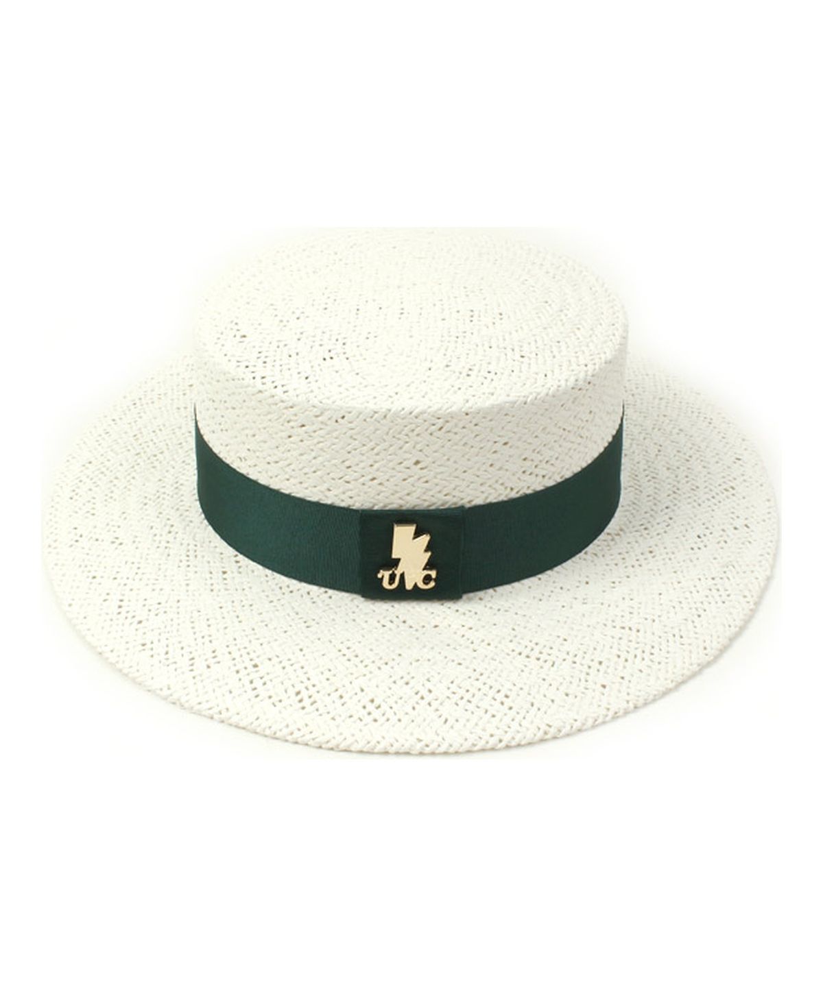 유니버셜 케미스트리(UNIVERSAL CHEMISTRY) Green Line White Panama Hat 파나마햇