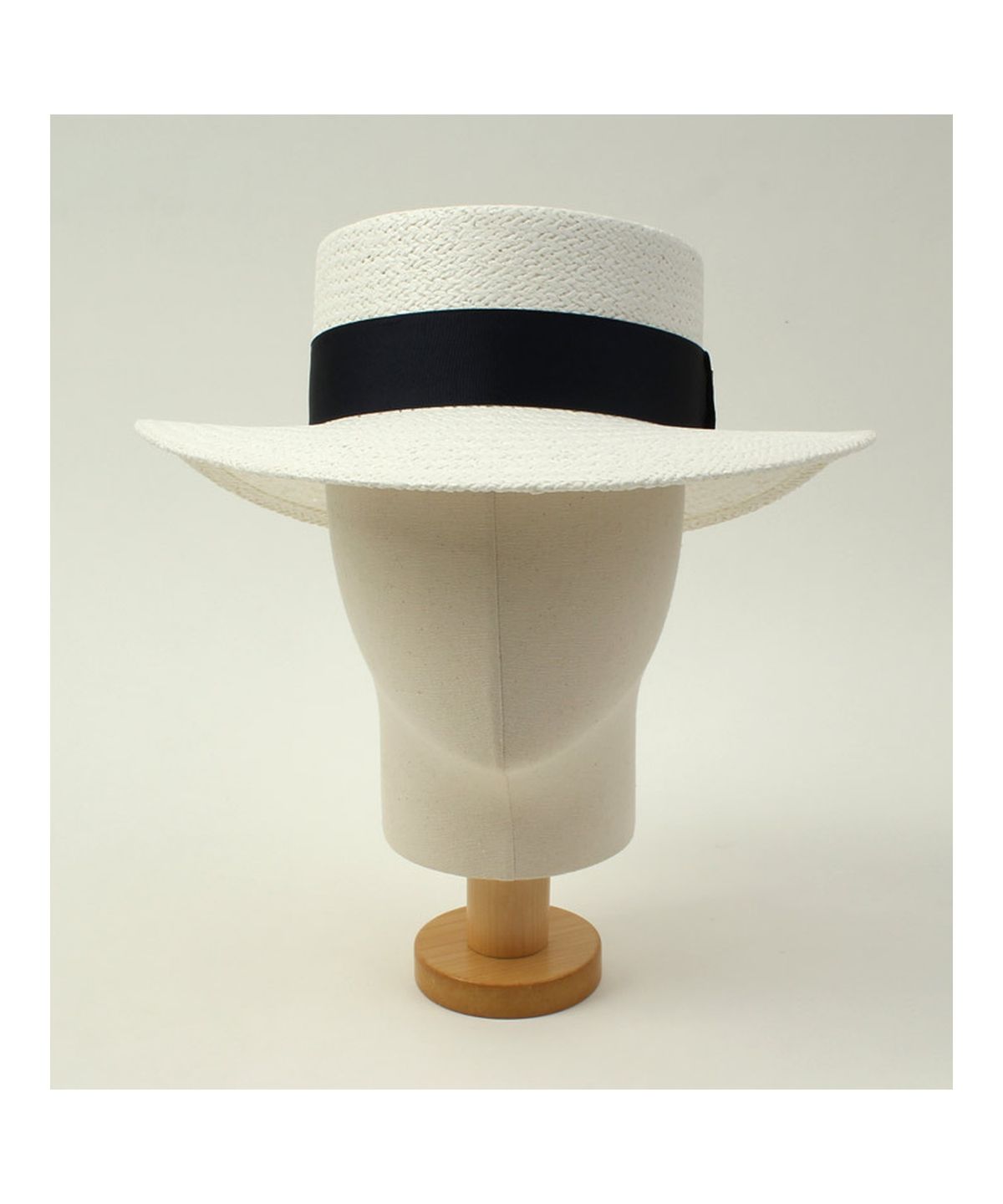 유니버셜 케미스트리(UNIVERSAL CHEMISTRY) Navy Line White Panama Hat 파나마햇