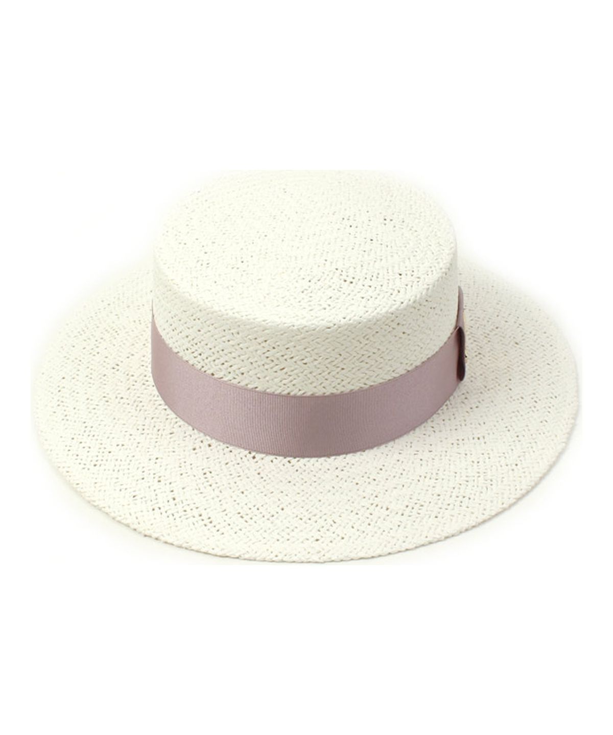 유니버셜 케미스트리(UNIVERSAL CHEMISTRY) Pink Line White Panama Hat 파나마햇