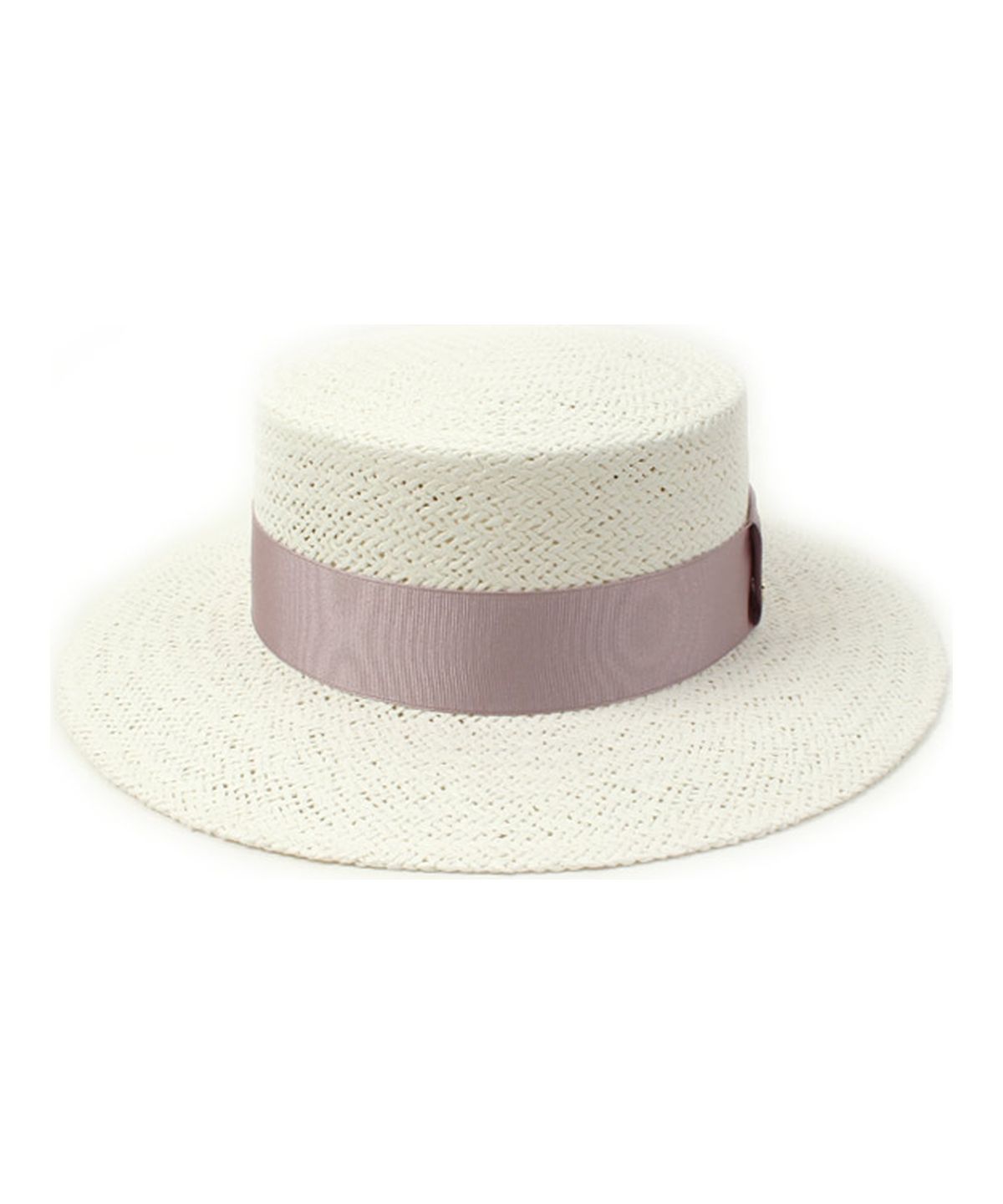 유니버셜 케미스트리(UNIVERSAL CHEMISTRY) Pink Line White Panama Hat 파나마햇