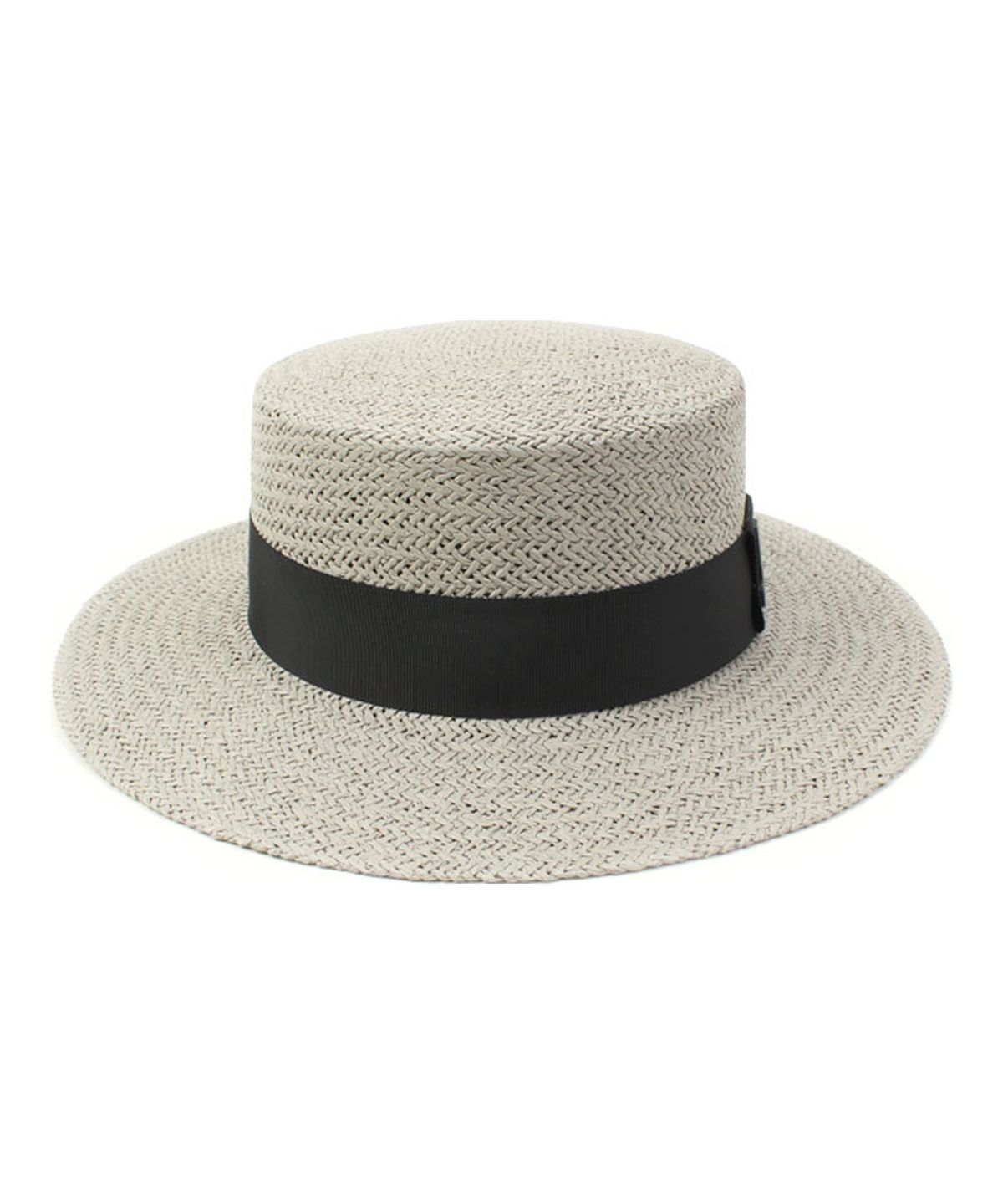 유니버셜 케미스트리(UNIVERSAL CHEMISTRY) Black Line Gray Panama Hat 파나마햇