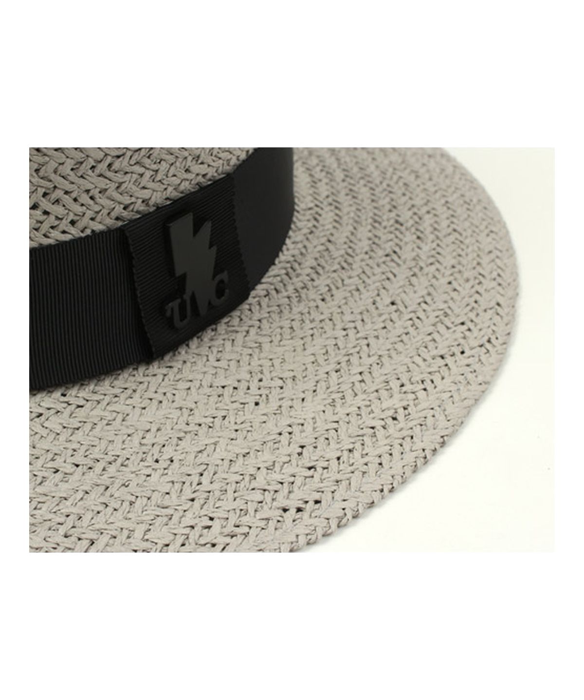 유니버셜 케미스트리(UNIVERSAL CHEMISTRY) Black Line Gray Panama Hat 파나마햇