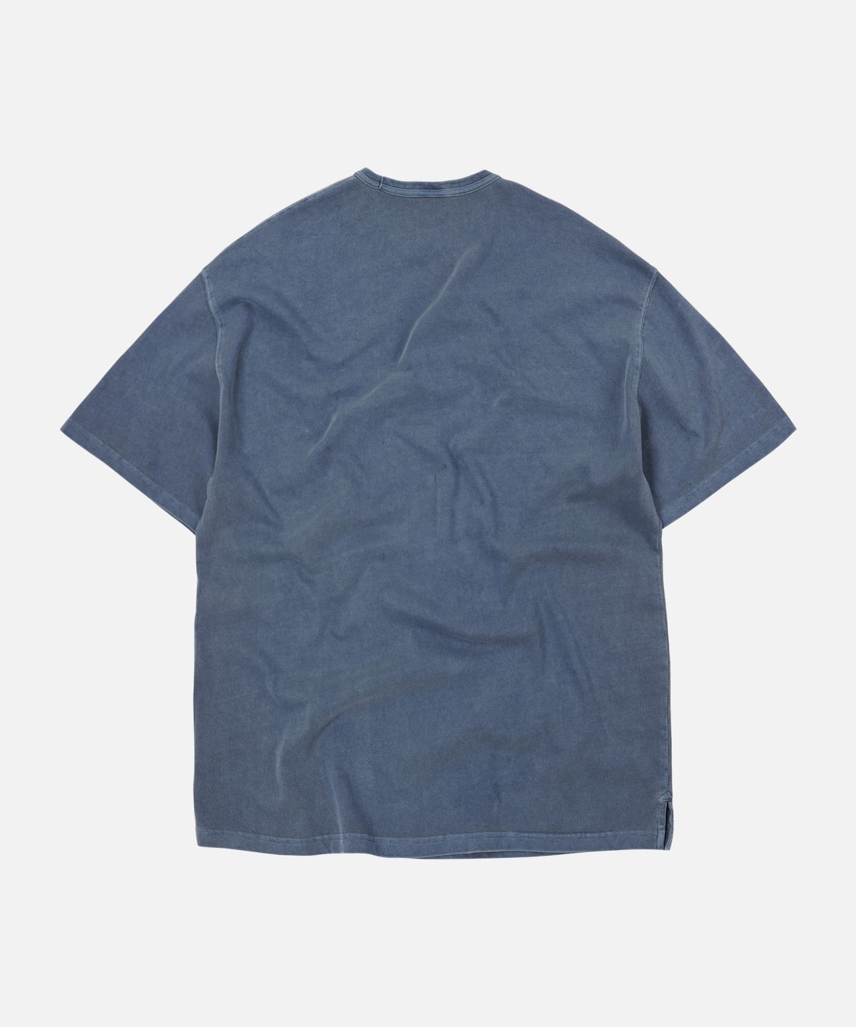 프리즘웍스(FRIZMWORKS) OG PIGMENT DYEING HALF TEE _ BLUE
