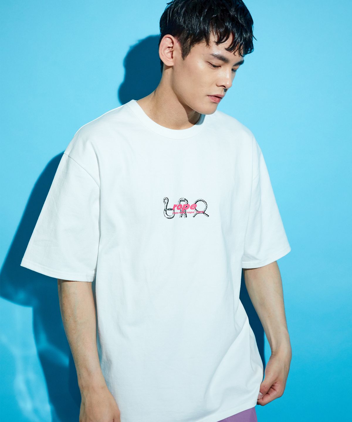 피글스(PIGLES) PGS 커티샥 그래픽 티셔츠(화이트)