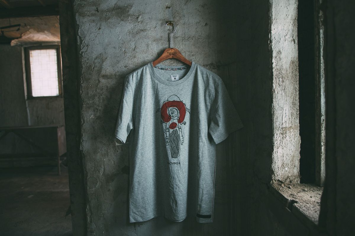 모빈스알(MOVINS.R) PENNA MH SHORT TEE GRAY