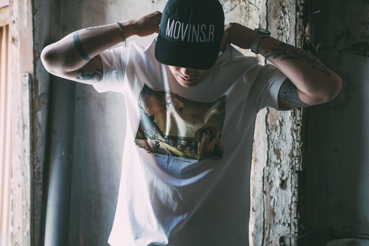 모빈스알(MOVINS.R) PENNA ROAD IN DREAM SHORT TEE