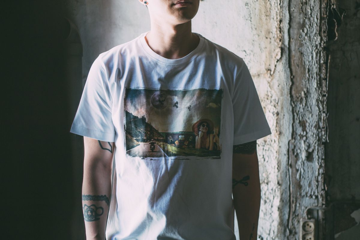 모빈스알(MOVINS.R) PENNA ROAD IN DREAM SHORT TEE