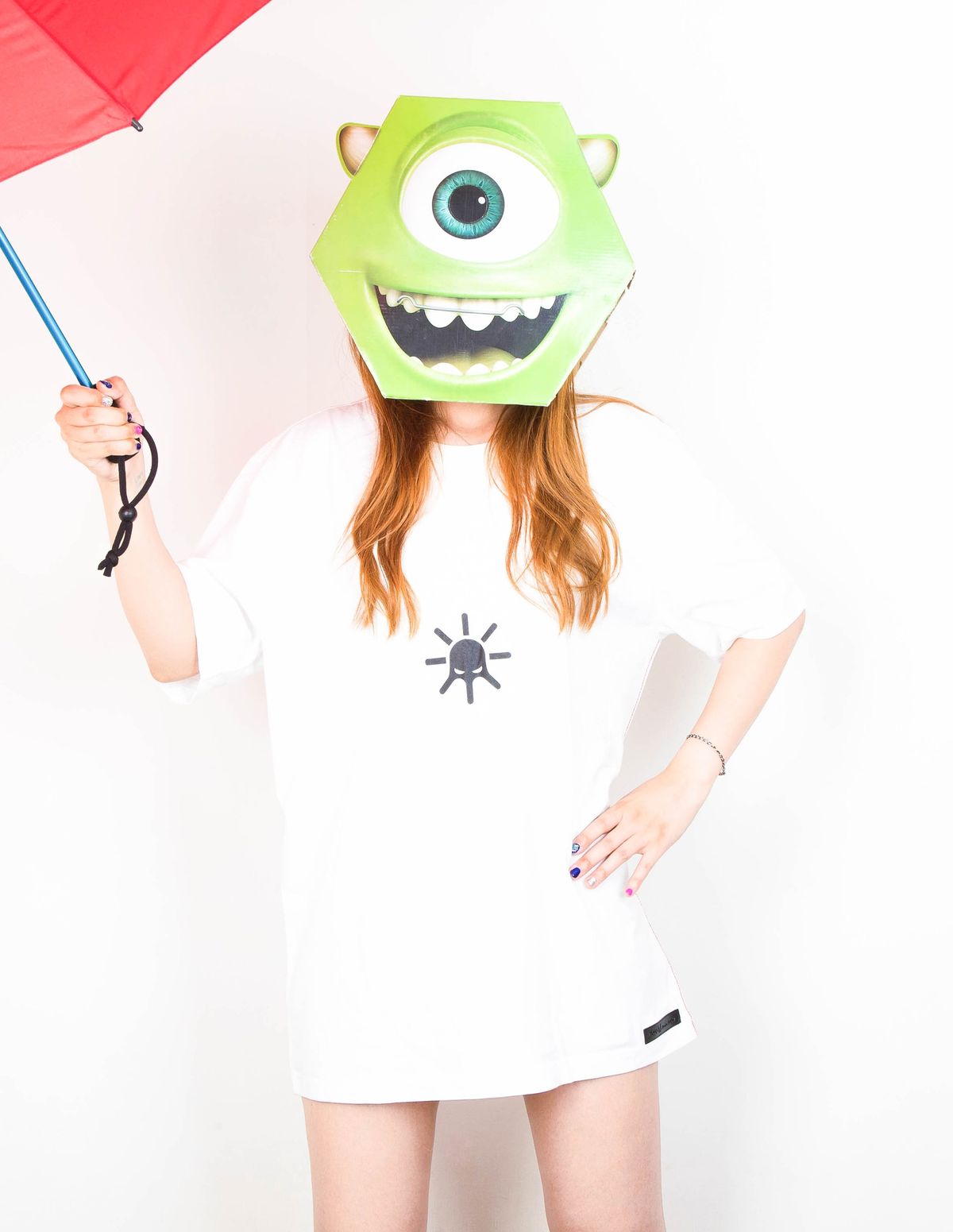 모빈스알(MOVINS.R) PENNA OCTORIOR SHORT TEE WHITE