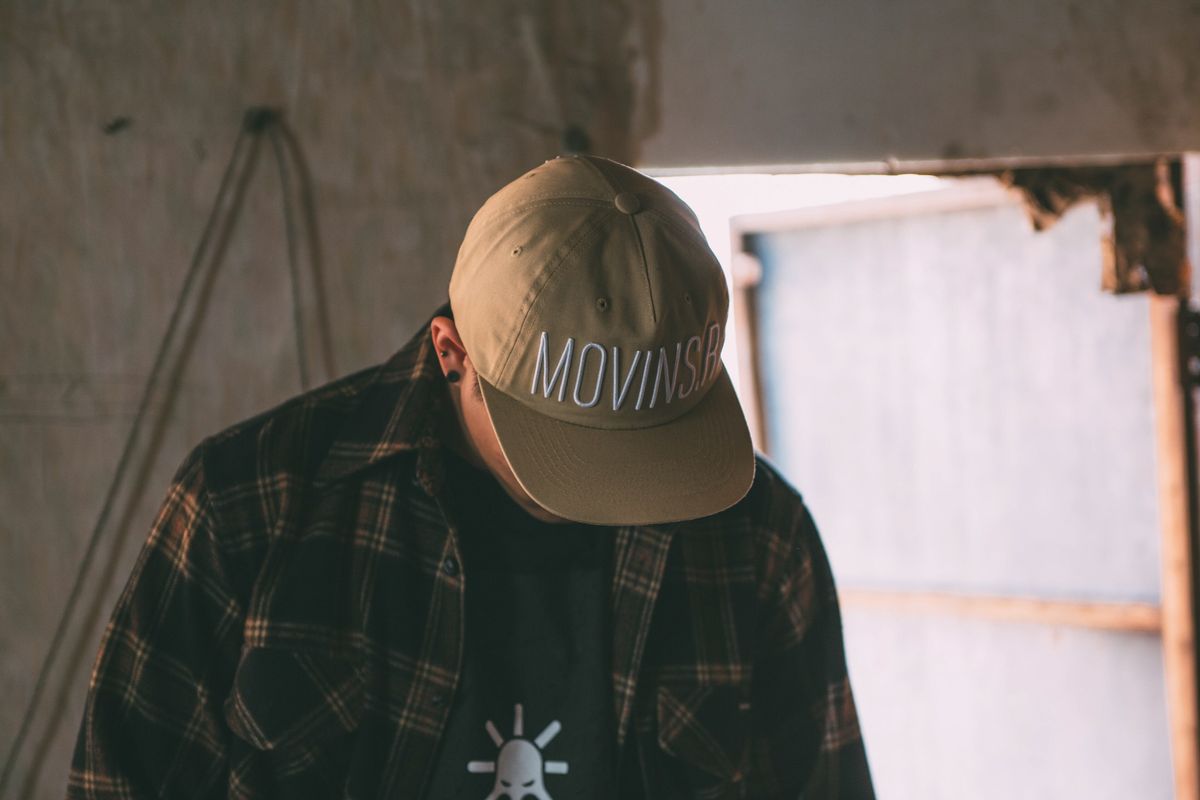 모빈스알(MOVINS.R) FAITHER FIVE PANEL CAP BEIGE