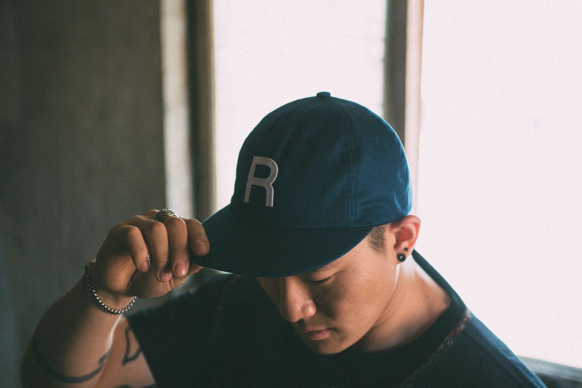 모빈스알(MOVINS.R) BIER SIX PANEL CAP BLUE